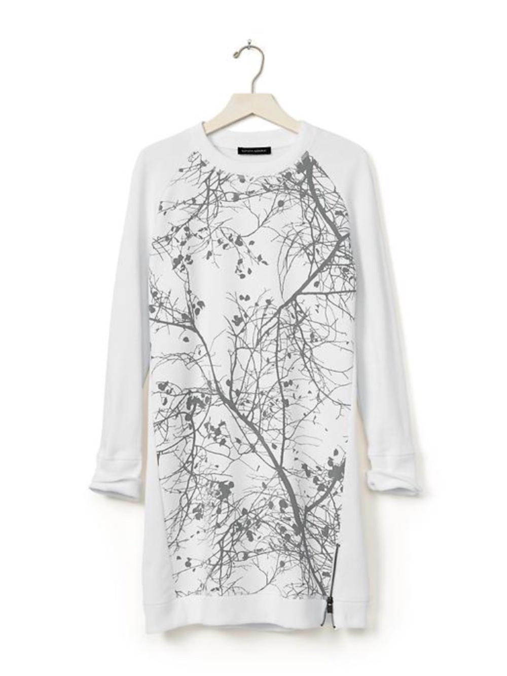 Banana Republic Sweatshirt Dress - Cream Grey (NWT)